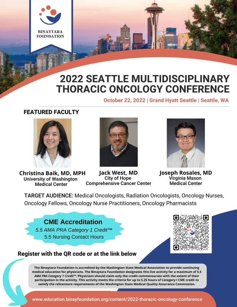 MULTIDISCIPLINARY THORACIC ONCOLOGY CONFERENCE 2022 Seattle